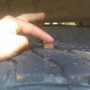 60,000 miles :-) damn good tires