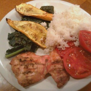 Home grown dinner. :hungary: