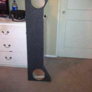 Super crew sound sub box 1st gen dual 8's. Two polk audio mm840 going 