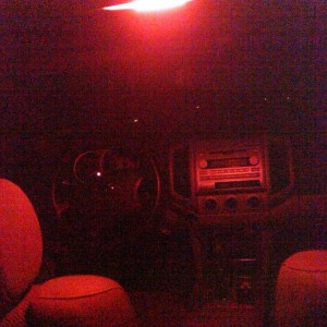Red LED Dome Light