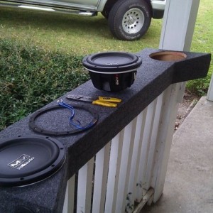 Fat. Super Crew Sound dual 8 inch subwoofer box.1st gen double cab.