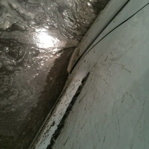 Cab flooded