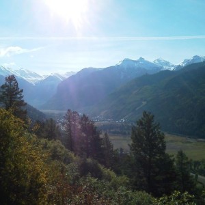 View from camp above telluride