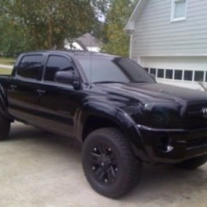 Blacked out