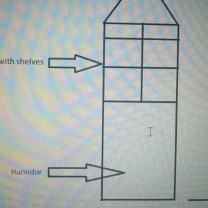Bored... decided to design a coffin/ alcohol/ humidor unit. Just built some