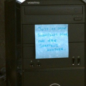 Motivation for my officemate from king of kong // sent from my droid