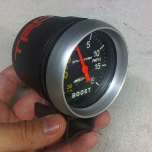 Dash mount autometer boost gauge