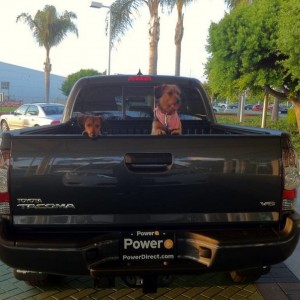 Picking her up!