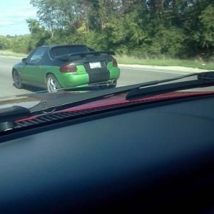 Ricer with a premo rattle can paint job :burnrubber: