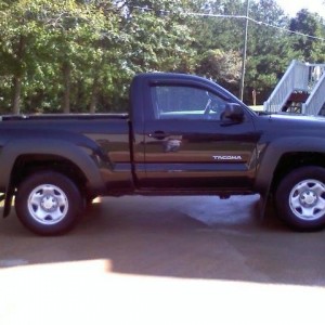 black sand pearl regular cab 4x4