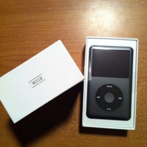 Ahh yeah! New 160gb iPod!