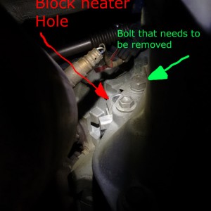 Block Heater Location
