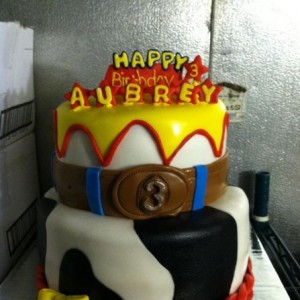 My daughter's super cool toy story birthday cake
