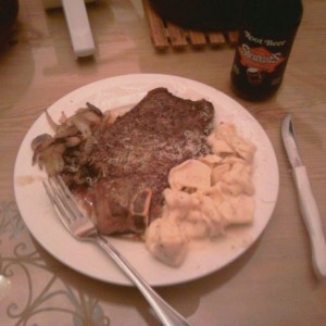 :hungry: Good freaking steak!