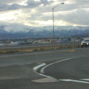 Damn winter is already here. Looking west toward Donner from Reno