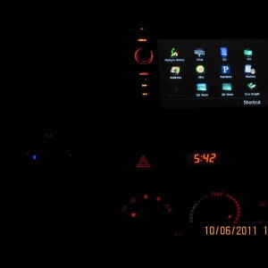 dash with 4x4 lighted switch