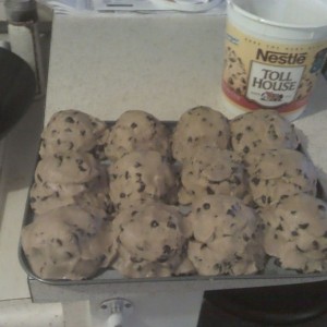 Either i get cookie bowls or one large cookie. Win or win?