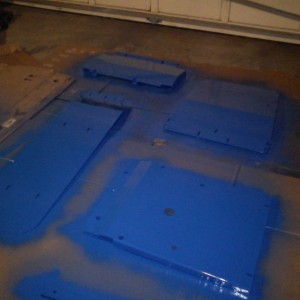 Painting skids..