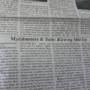 Artical in our school newspaper :laugh: