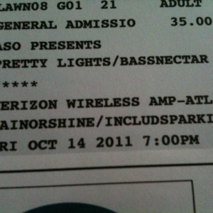 Got my Pretty Lights and Bassnectar tickets for Friday :woot: