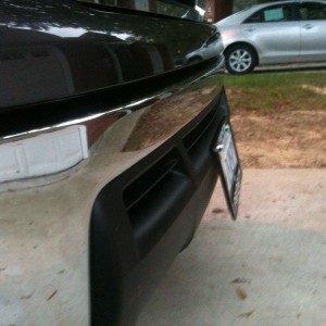 Wtf .. Dealer put my plate on crooked. And too high