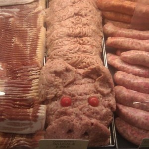 Un-cased sausage.