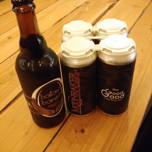 She complained that the name of the beer wasn't visible...