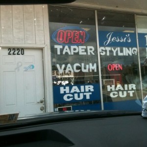 Might be doing something more than haircuts...