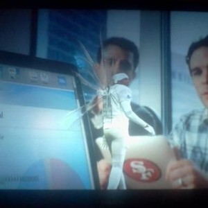 anybody else noticed on this direct tv commercial that the fairy walks acro