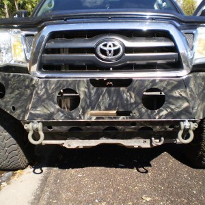 All pro bumper install and paint