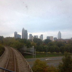 View of downtown Charlotte NC from my office. Lol