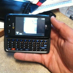 Found a phone, trying to give it back by texting the last person she texted