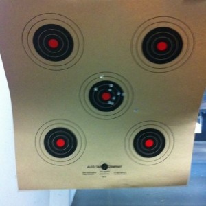 Xd 40 first try at 10 yards.