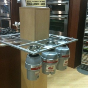 Can't have anyone stealing garbage disposals now can we ?