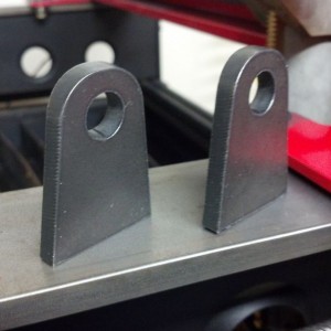 B.A.M.F shock tabs hot off the CNC table.