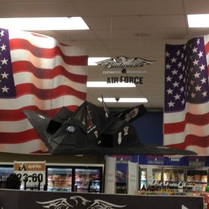 Awesome Air Force Display on Army Post