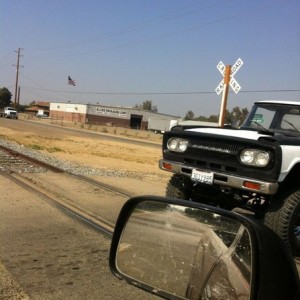 Phone took a pic quicker than I thought cool little yota though