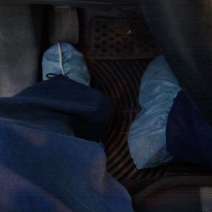 Driving shoes.