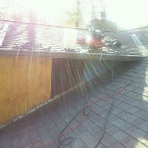 Redoing the wood siding on the house
