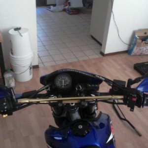 Pimpin' now. solid gold handlebars