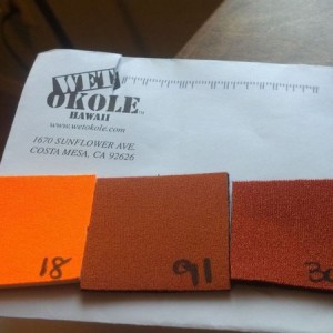 My color samples, im going with 18 for the piping and TRD on all black cove