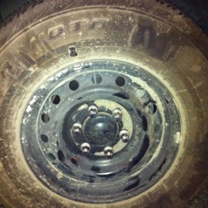 Rollin on my spare.