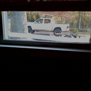 I love my bedroom window view.