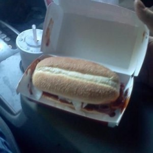 jumping on the tuesday McRib bandwagon. . . NOM!!