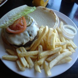 Elk Burger form yesterday's lunch