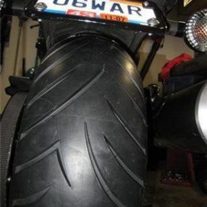 Warrior back tire