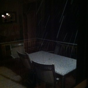 First snow. Crappy pic