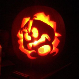 Pumkin old lady just carved, name the creature
