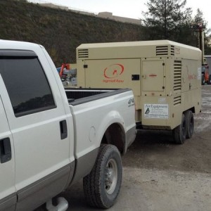 This was a very heavy compressor, 11,200 lbs