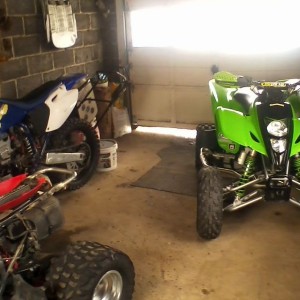 decisions...which one to play in the snow with...yz426 or kfx400?